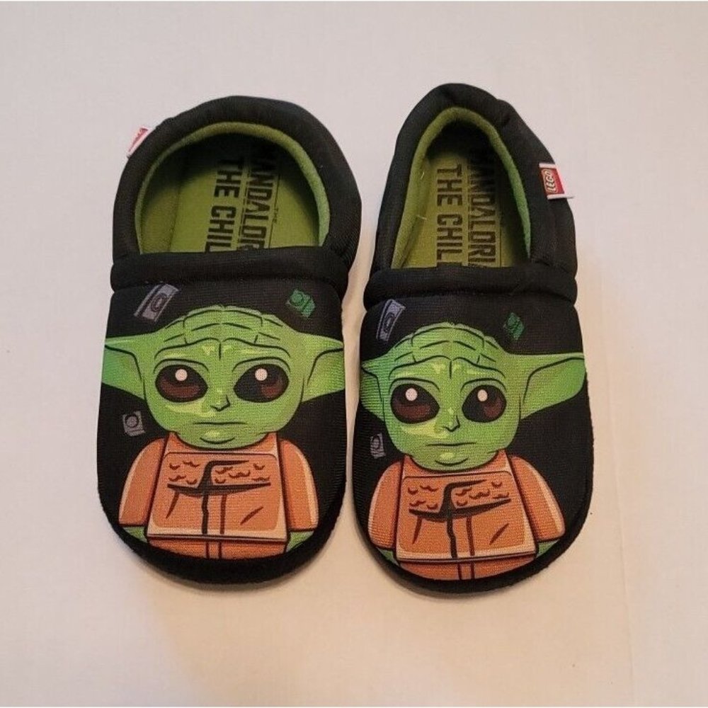 Legoland Starwars House Shoes Mandalorian Baby Yoda Unisex Child Size 11-12